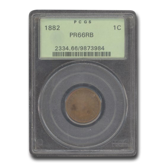 1882 Indian Head Cent PR-66 PCGS (Red/Brown) 1882 Indian Head Cent PR-66 PCGS (Red/Brown)